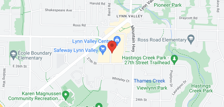 map of 405 2780 VALLEY CENTRE AVENUE